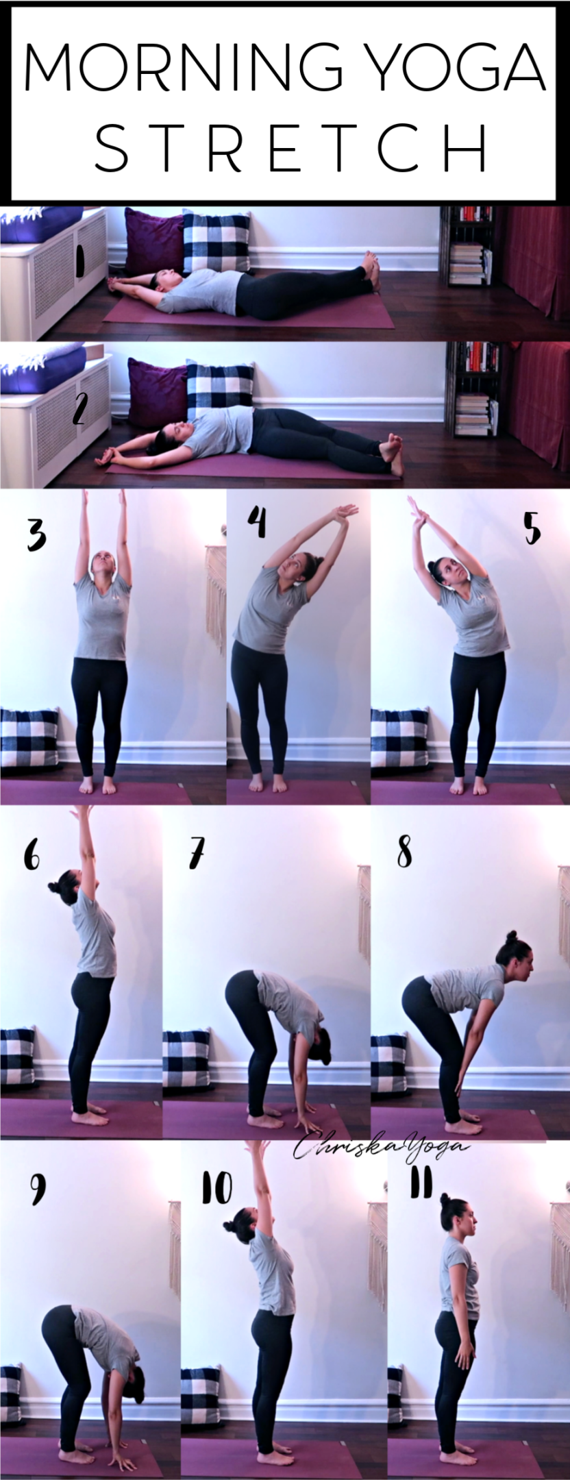 Morning Yoga Stretch to Wake Up and Have Energy — ChriskaYoga